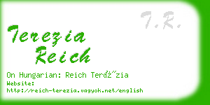 terezia reich business card